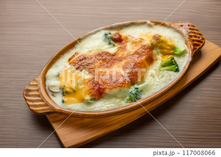 手作りグタタン　 homemade vegetable gratin 117008066