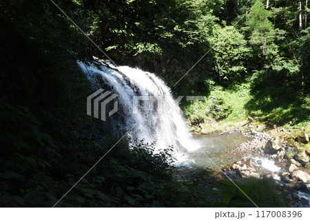 山梨県北杜市大門川の滝「千ヶ滝」 117008396