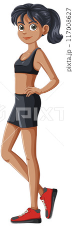Active Woman in Sportswear Active Woman in Sportswear 117008627
