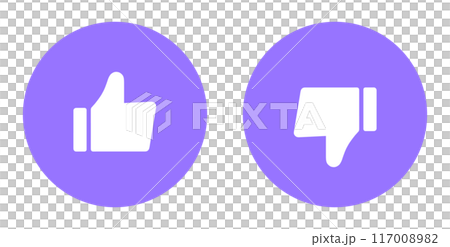 Simple purple good and bad marks Simple purple good and bad marks 117008982