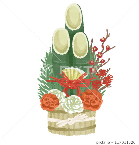 門松（テクスチャ有） 117011320