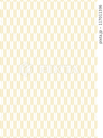 矢絣　背景　ベージュ　黄土色	 117011396