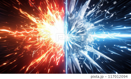 " 相対的な赤と青のエナジーのバックグラウンド." " 相対的な赤と青のエナジーのバックグラウンド." 117012094