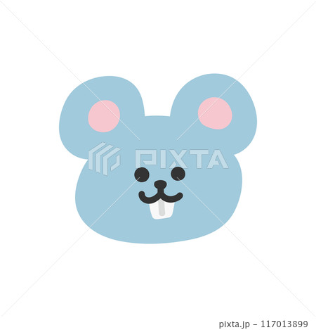 ネズミの顔アイコン ネズミの顔アイコン 117013899