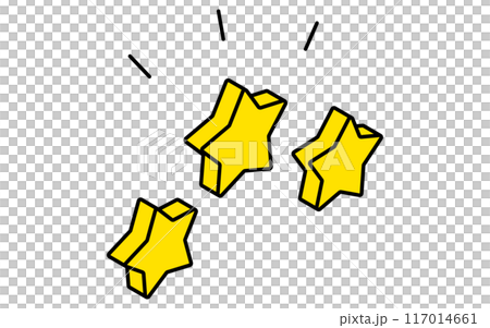 Star decoration, target, goal achievement and goal business icon, isometric illustration 117014661