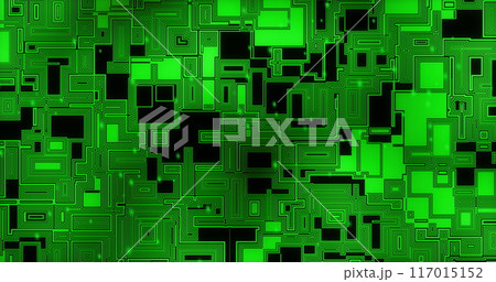 Image of data processing over computer circuit board Image of data processing over computer circuit board 117015152