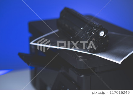 Black laser printer cartridge 117016249