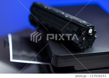 Black laser printer cartridge 117016251