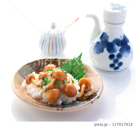 なめこおろし (白背景) なめこおろし (白背景) 117017918