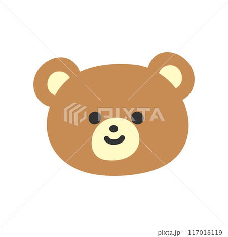 クマの顔アイコン クマの顔アイコン 117018119