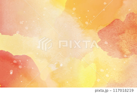 秋 紅葉の水彩背景イラスト 秋 紅葉の水彩背景イラスト 117018219