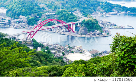広島県呉市の音戸大橋 117018560