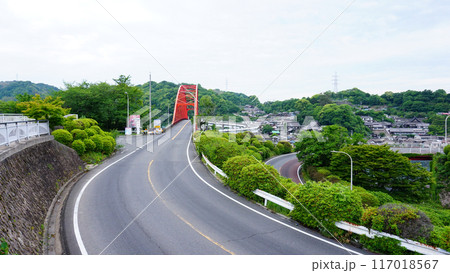 広島県呉市の音戸大橋 広島県呉市の音戸大橋 117018567