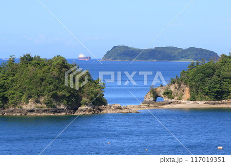 笠戸島の夕日岬 はなぐり岩 瀬戸内海の絶景 フォトスポット 笠戸島の夕日岬 はなぐり岩 瀬戸内海の絶景 フォトスポット 117019351