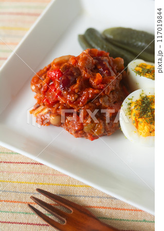 栄養のバランスが良いチリコンカン 117019844