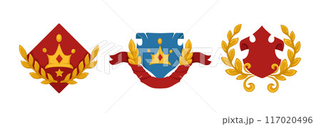 Royal Emblem Badge Collection vector Royal Emblem Badge Collection vector 117020496