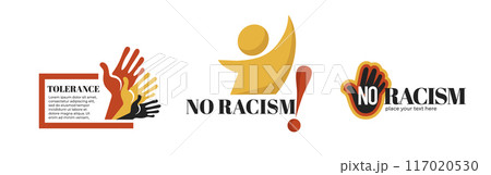 Anti Racism Equality Emblem Design Anti Racism Equality Emblem Design 117020530