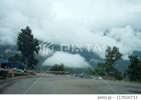 Cloudy Weather in Mountain of North Bengal 13 117020733
