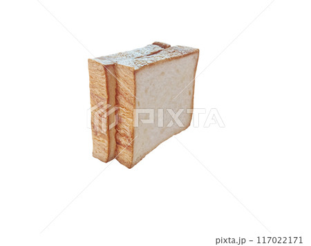 Sliced bread isolated on white background. Sliced bread isolated on white background. 117022171