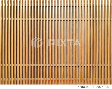 Vertical wooden slats texture for interior decoration, Texture wallpaper background, backdrop Texture for Architectural 3D rendering. 117023090