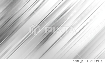 Geometric Tech Template with Slanted Parallel White and Grey Stripes Wallpaper Generative AI 117023934