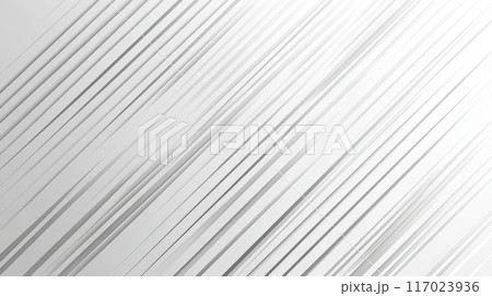 Geometric Tech Template with Slanted Parallel White and Grey Stripes Wallpaper Generative AI 117023936