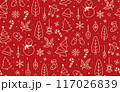 Christmas backgrounds, seamless pattern, christmas wrapping paper concept 117026839