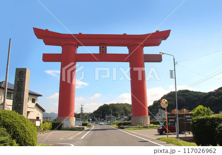 日本三大稲荷の最上稲荷大鳥居 日本三大稲荷の最上稲荷大鳥居 117026962
