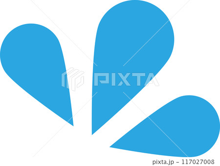 しずく　水滴　アイコン　汗 117027008