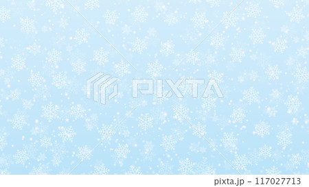 雪 背景 水色 グラデーション 雪 背景 水色 グラデーション 117027713