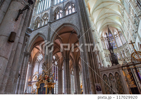 cathedral of Amiens, france 117029920
