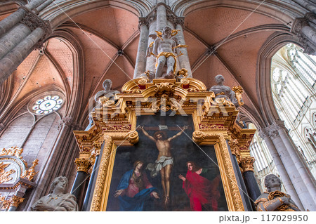 cathedral of Amiens, france cathedral of Amiens, france 117029950