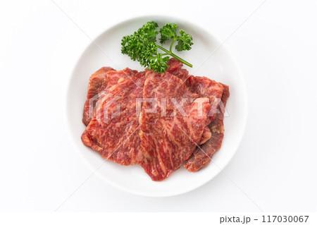 焼肉用の牛カルビ 焼肉用の牛カルビ 117030067