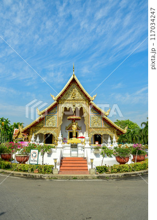 タイチェンマイにあるワット・プラシン寺院の美しい風景 117034247