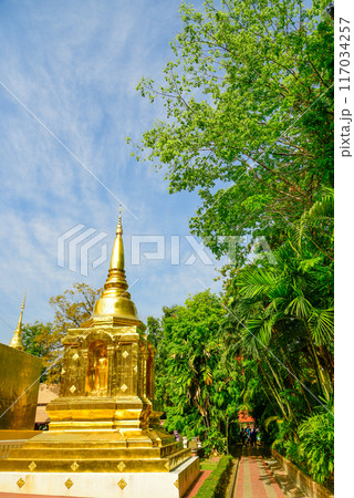 タイチェンマイにあるワット・プラシン寺院の美しい風景 タイチェンマイにあるワット・プラシン寺院の美しい風景 117034257