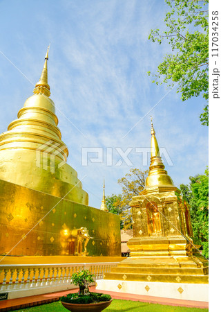 タイチェンマイにあるワット・プラシン寺院の美しい風景 117034258