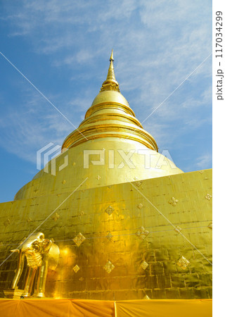 タイチェンマイにあるワット・プラシン寺院の美しい風景 117034299