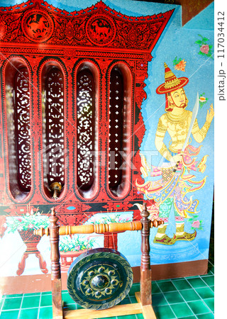タイチェンマイにあるワット・チェディルアン寺院の美しい風景 117034412