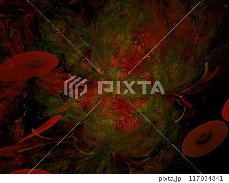 Imaginatory fractal abstract background Image 117034841