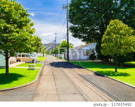 東京郊外の住宅地 立川 東京郊外の住宅地 立川 117035492