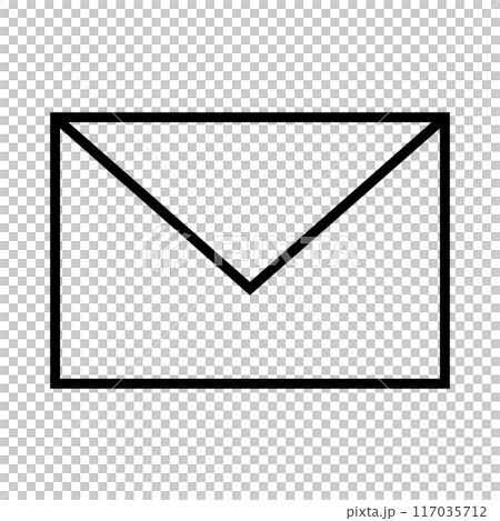 Simple email icon 117035712