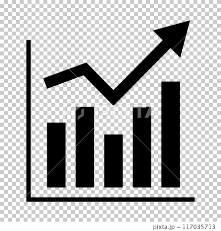 Up and down graph icon 117035713
