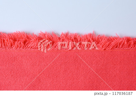 red fabric textile on white background, object for fashion cloth design red fabric textile on white background, object for fashion cloth design 117036187