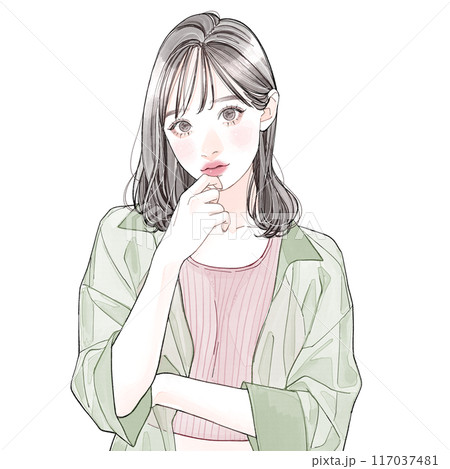 あざとい女性 117037481