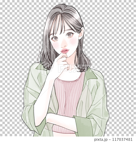 あざとい女性 117037481