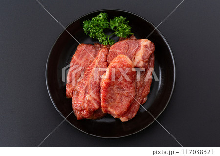 焼肉用の牛ハラミ 焼肉用の牛ハラミ 117038321