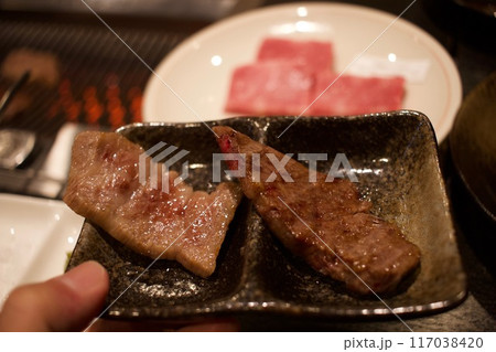 飛騨高山、古い町並みで飛騨牛焼肉 飛騨高山、古い町並みで飛騨牛焼肉 117038420
