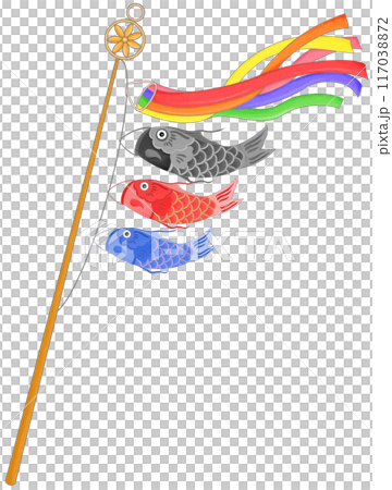 Japanese Koinobori carp streamer  117038872