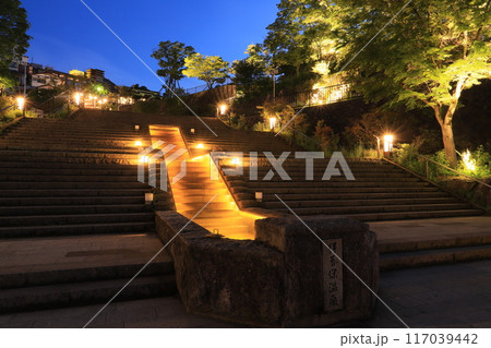伊香保温泉石段街（夜景） 117039442
