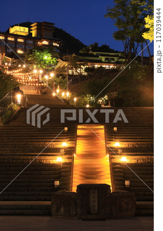 伊香保温泉石段街（夜景） 117039444